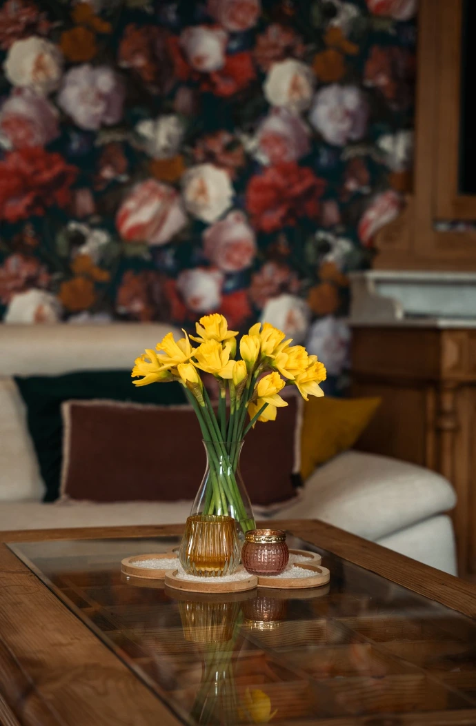 Altegaar flowers livingroom