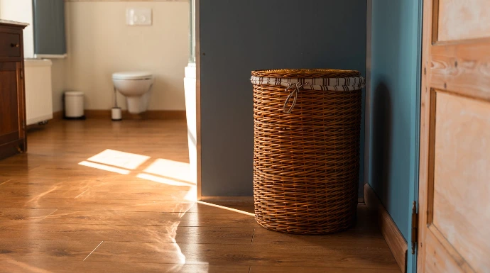 Bathroom beautyshot basket